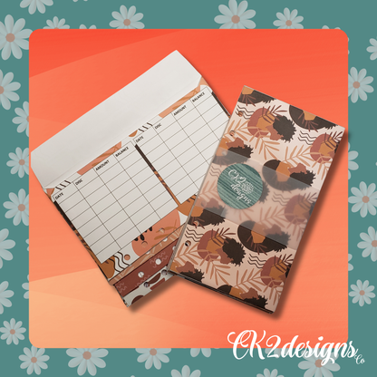 Cash Envelopes, Beautiful Browns — Set of 5 | Available with or without 6-hole punch