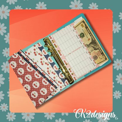 Cash Envelopes, Cherry-O — Set of 5 | Available with or without 6-hole punch